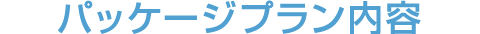 パッケージプラン内容