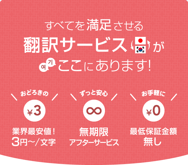 すべてを満足させる翻訳サービスがここにあります!